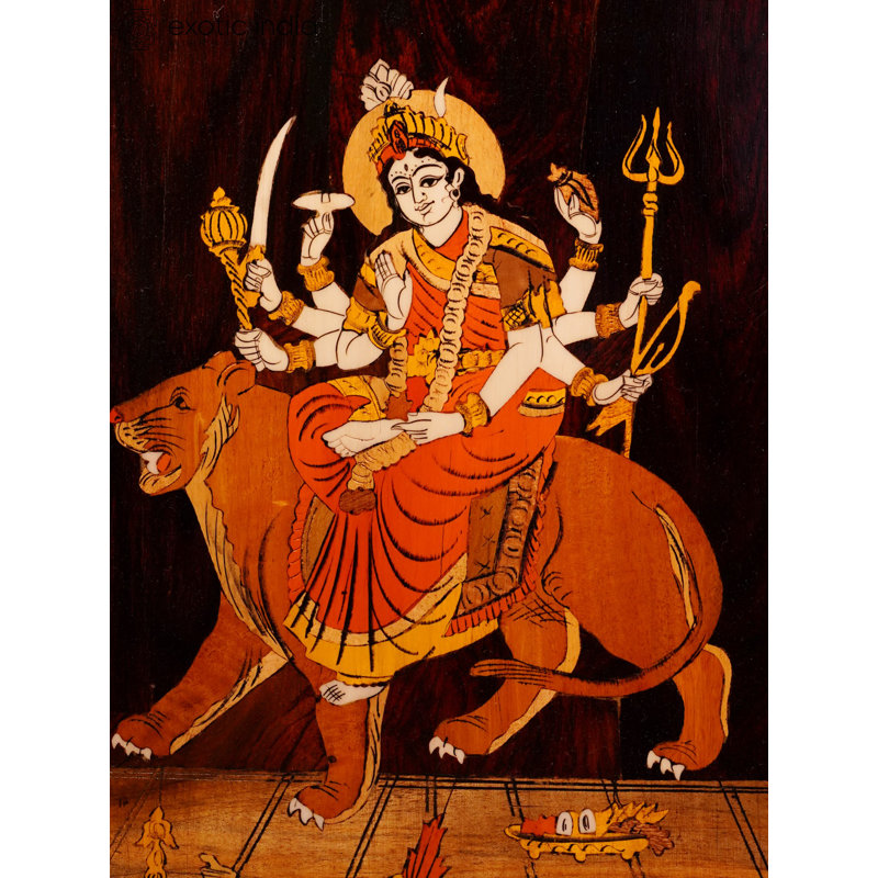 Panneau mural 17 po Durga Durga