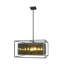 Luminaire rectangulaire rectangulaire unique 12 lumières Merrigan
