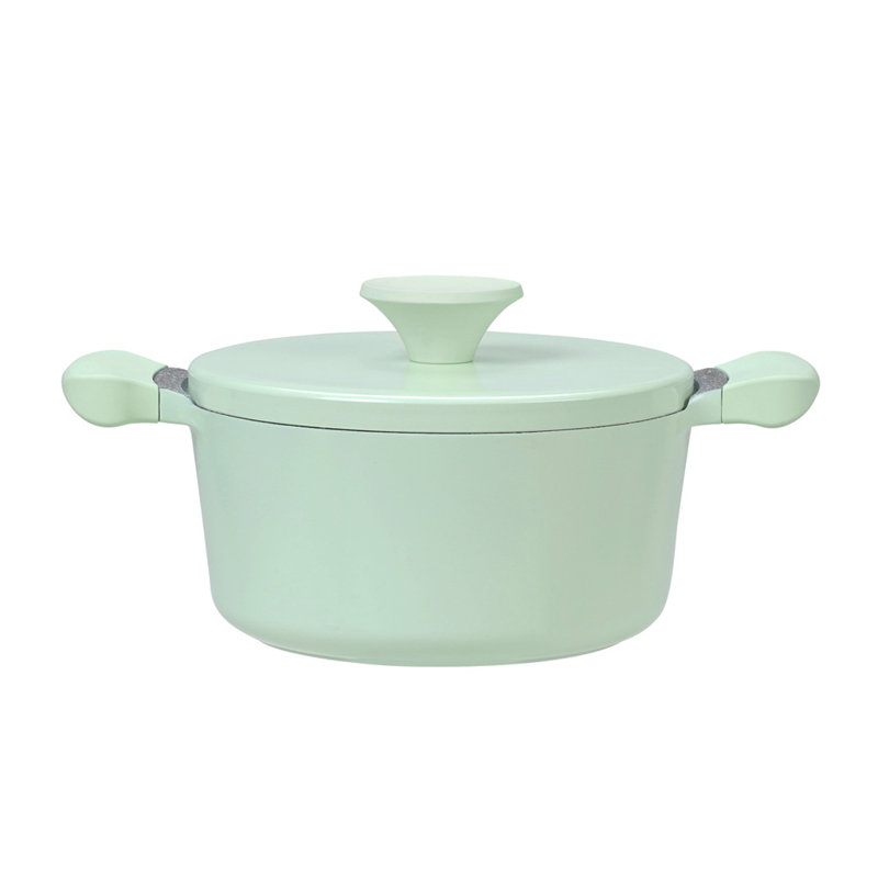 Randy Standard Pot with Lid, Green