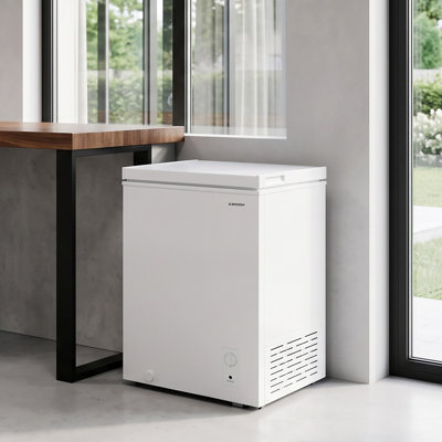  Petit congélateur coffre 3,5 pi³ avec congélateur pour garage, maison, cuisine et appartement BANGson