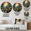 Horloge murale verte et brune-359885248