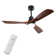 Binisha 3 - Blade LED Ceiling Fan with Remote Control and Light Kit Included