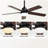 42 Inch Modern Ceiling Fan With LED Light 5 Blades Remote Control Reversible DC Motor-1096584171-1096584169