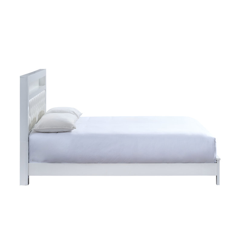 Inessa King Bed White