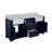 Emiliano 72'' Double Bathroom Vanity with Top-1752308355-1752620438