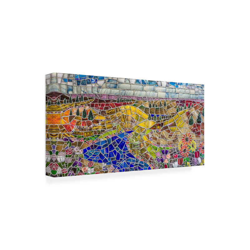 Œuvre d'art sur toile, Jonathan Mandell, H 24 po x l 47 po