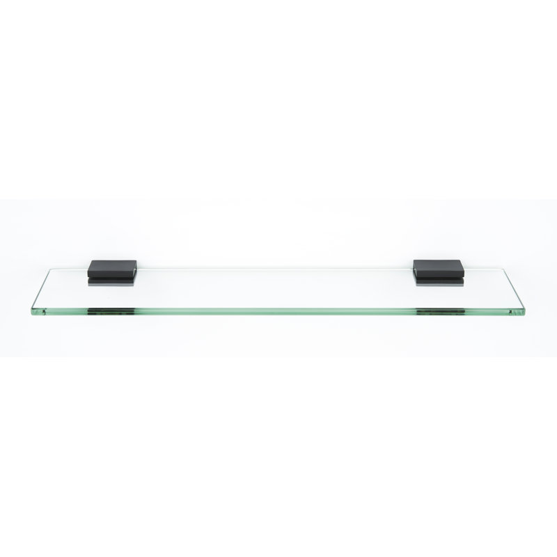 Tablette de support Contemporary II, H 0,875 po x l 24 po x P 4,5 po, Chrome poli