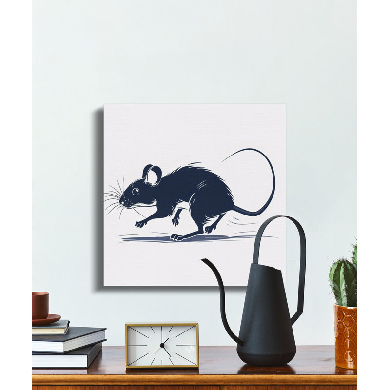 Shunk 1 Piece Wrapped Canvas Wall Art Set, 10x10