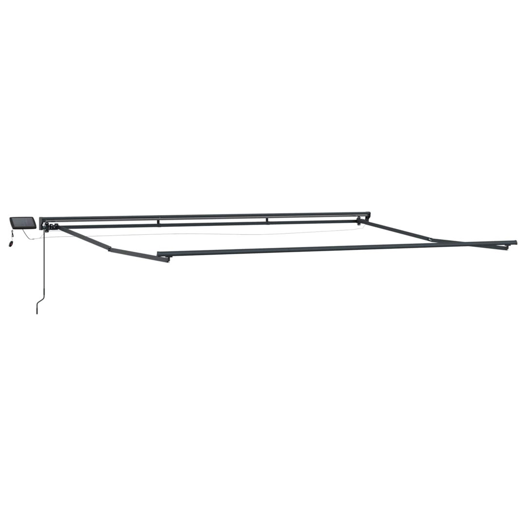 VidaXL Polyester Cover Retractable Patio Awning