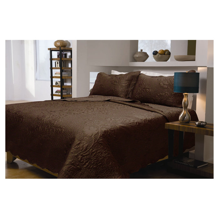 Traditional Quilt, Queen, Coffee