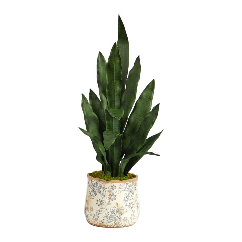 Plante artificielle 27 po en pot