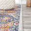 Tapis ivoire / bleu marine / multicolore Motolal-1100737050
