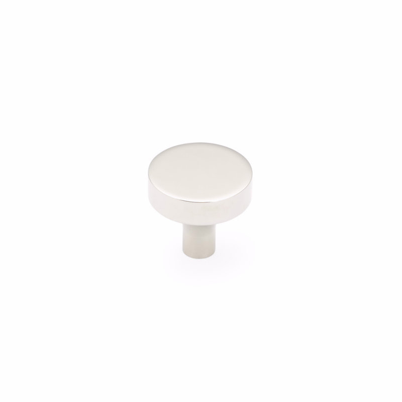 Haniburton Round Knob, Polished Nickel