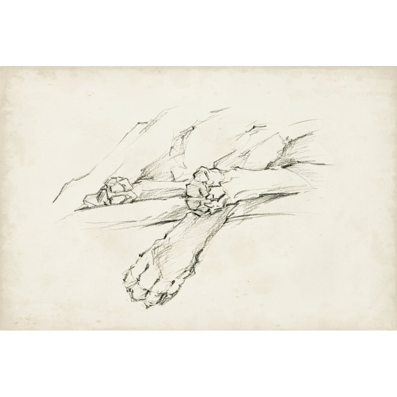 «Puppy Nap II» par Ethan Harper - reproduction de dessin sur toile tendue, H 24 po x l 36 po