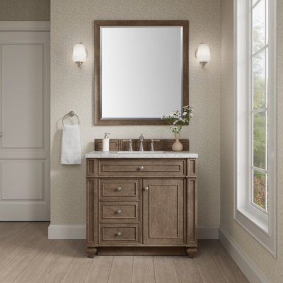 Calisto 36'' Single Bathroom Vanity with Quartz Top