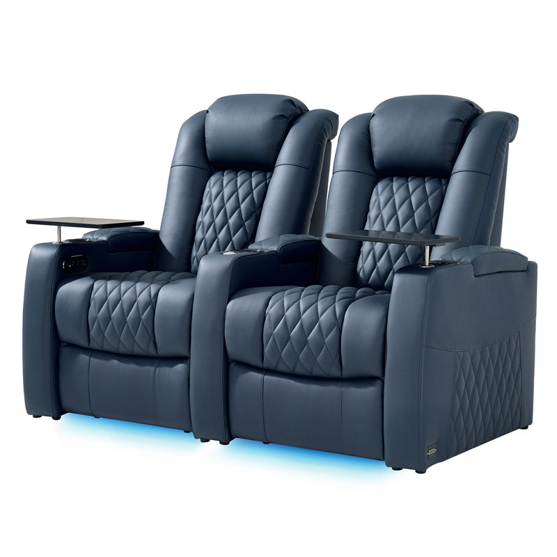 Fauteuil de cinéma inclinable Power Zero Gravity, Bleu