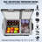 Portable Car Refrigerator Freezer Compressor 58 L Dual Zone for Home Car