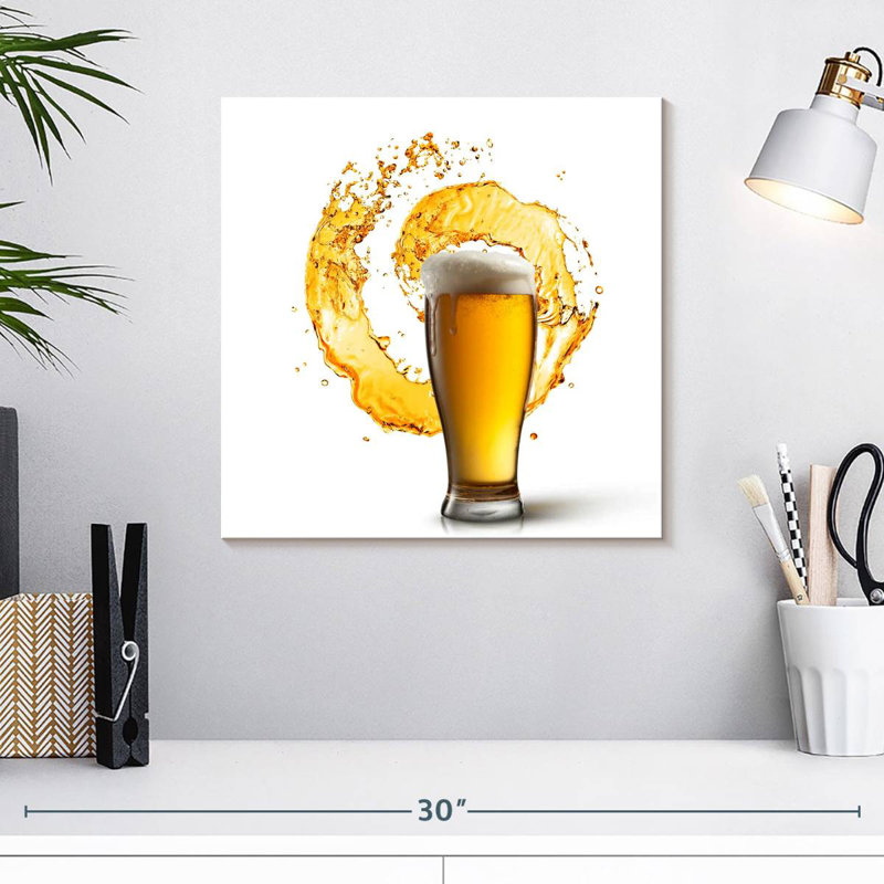Yarlin Beer Splash, H 16 po x l 16 po