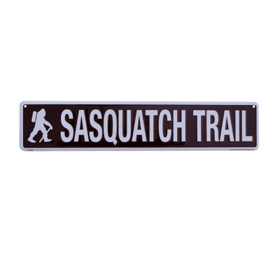 Plaque murale en métal Sasquatch