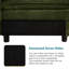 Fauteuil d'appoint sans accoudoirs en chenille Moderm-2057792107