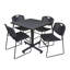 Nicklas square break room table, 4 Zeng stacking chairs-131450073-32668296-32668293