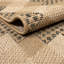 Abani Rugs Magdaleno PAT130A Outdoor Grey Beige Checkered with Border Area Rug-2136724958