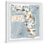 «Florida Illustrated Map II» par - encadré-1998001089