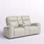 Causeuse inclinable en cuir fleur Arthella