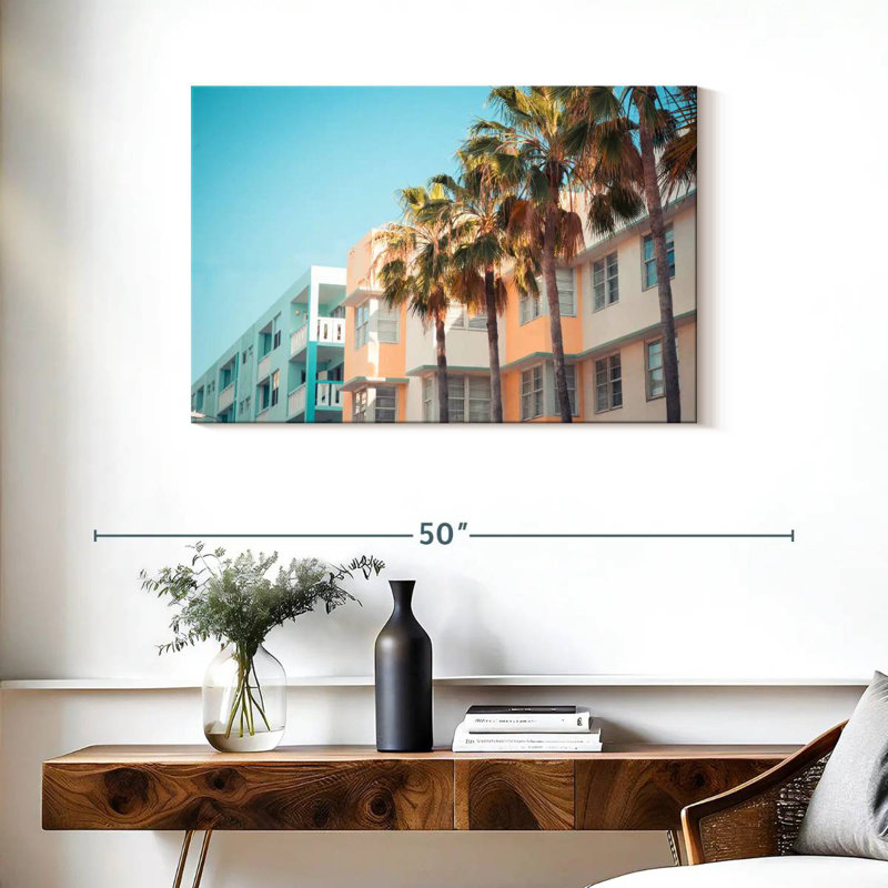 Lilie Miami City Buildings, H 24 po x l 36 po
