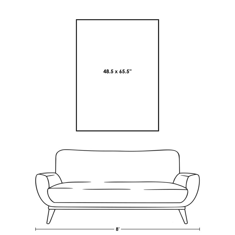 In My Mind by Justin Q Williams, 65.5" H x 48.5" W