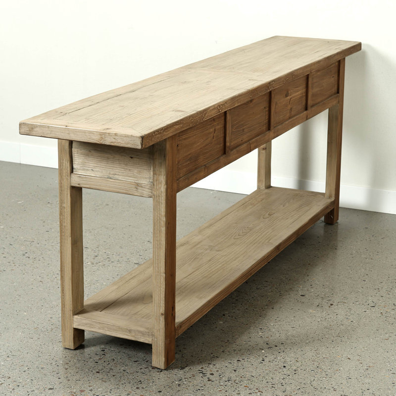 91'' W Solid Wood Console Table