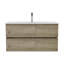 Meuble-lavabo mural 36 po en chêne brut et chêne brut avec lavabo intégré en céramique avec trop-plein-690400544