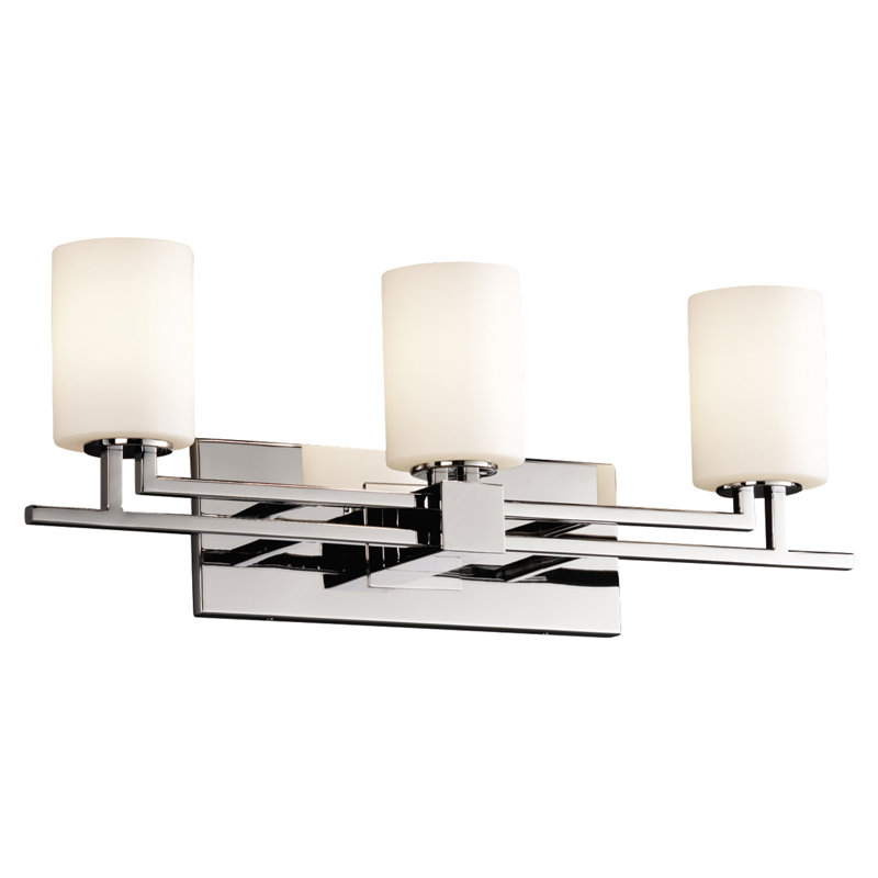 Caroly 3 - Light Bath Bar, Opal, Matte Black