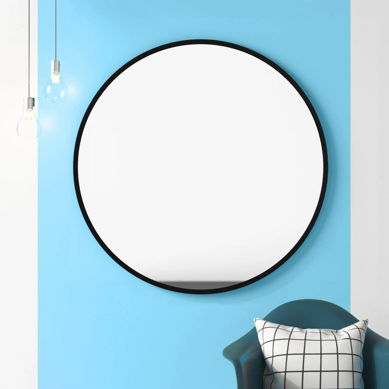 Warren Round Wall Mirror, 37" x 37"