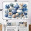 Poterie dans des tons bleus et blancs III - ensemble de reproduction d'art mural côtier-107181385-107181389