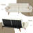 Tarantino Twin 75.3'' Upholstered Convertible Sofa-184895333