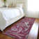 Washable Floral Indoor / Outdoor Rug