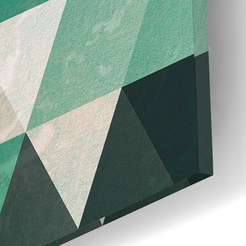 " Triangle Pattern " by Tai Prints, 16" H x 12" W x 0.13" D