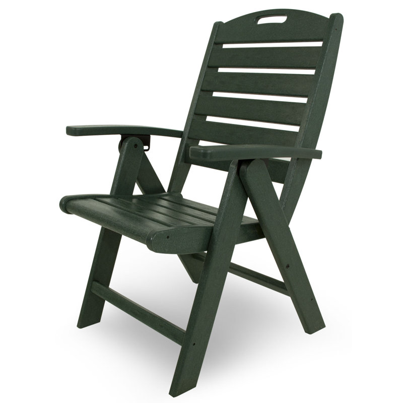 TREX Outdoors Yacht Club Highback Chair, Dark Green