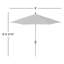 Parasol de marché 108 po Savi-88508452