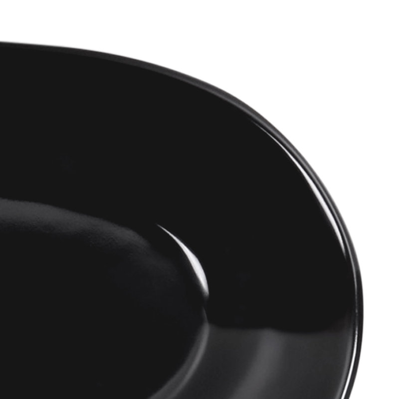 Elite Global Solutions Melamine Platter, Black