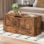 Farmhouse Storage Trunk Organizer Chest Bench Trunk With Drawer-1491981037
