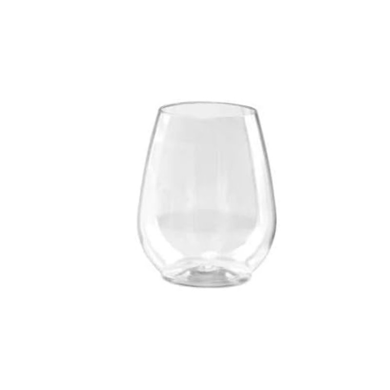  Verre à vin sans pied en plastique transparent 4Oz - gobelets jetables, durables et réutilisables pour les dégustations de cocktails, les boissons festives, les mariages, les bars, la restauration et les événements spéciaux (50)