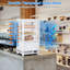 Réfrigérateur commercial de présentation de pâtisserie de comptoir, verre à double couche, marchandiseur à porte simple de 2,1 pieds cubes