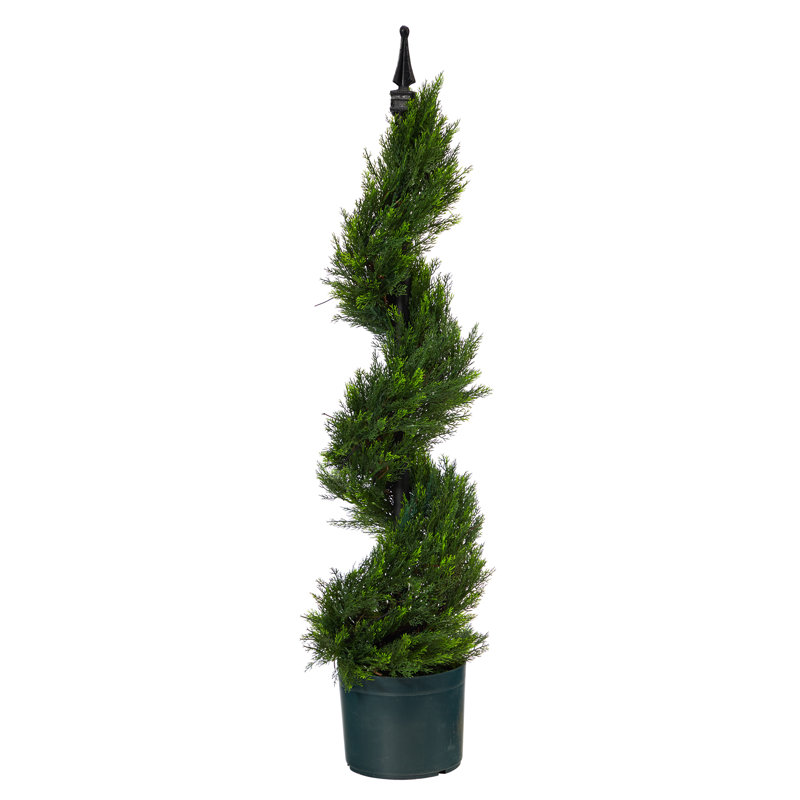 36'' Faux Cypress Topiary in Pot