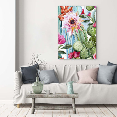Cacti - Wrapped Canvas Print