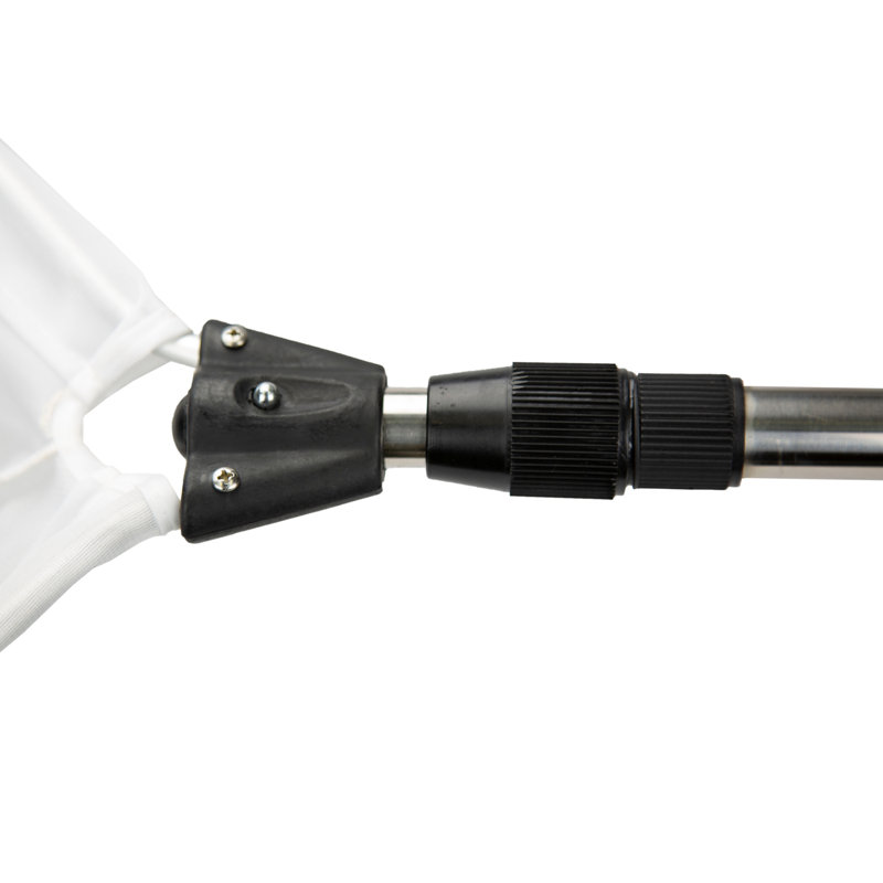 Heavy-Duty Extendable Stainless Steel Pond Skimmer Net