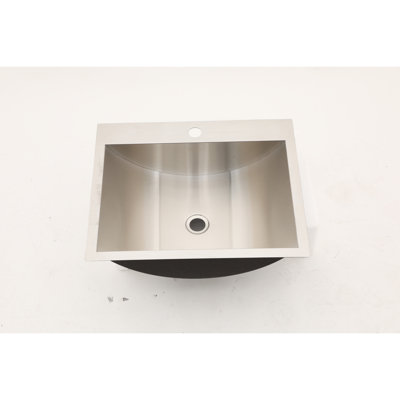 Bathroom Sink 21"X17" In Stainless Steel - Nano Coated, And Hygienic Design Brushed Nickel Lavatory 21X17 Resists Corrosion Rust