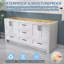 Ensemble de meuble-lavabo autoportant 72 po avec lavabo double 72 po-99820192-99820193