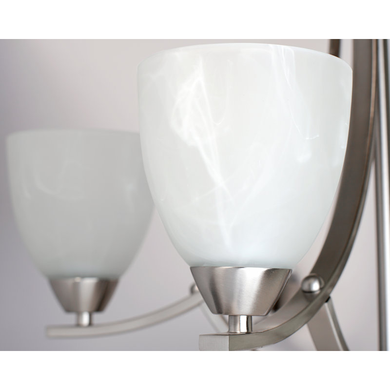 Lustre 5 lumières façon bougie derryn